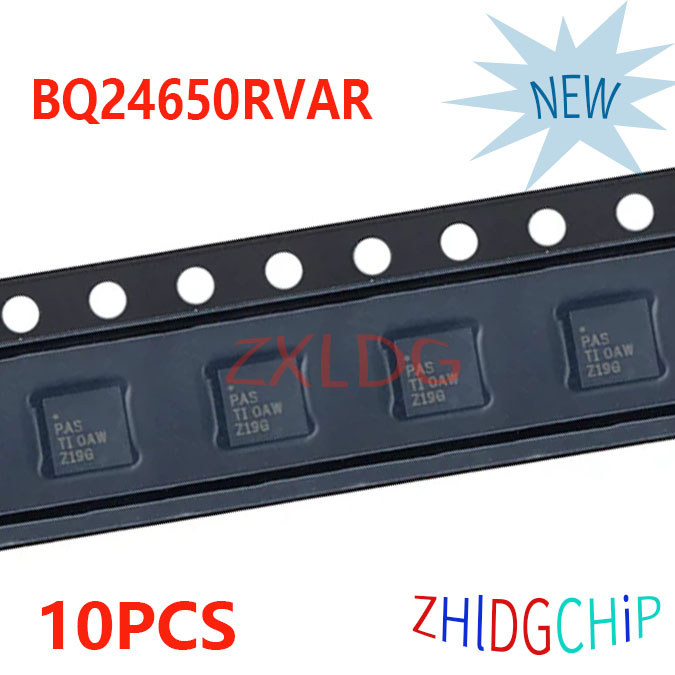 10 ชิ้นใหม่เอี่ยม BQ24650RVAR PAS VQFN-16