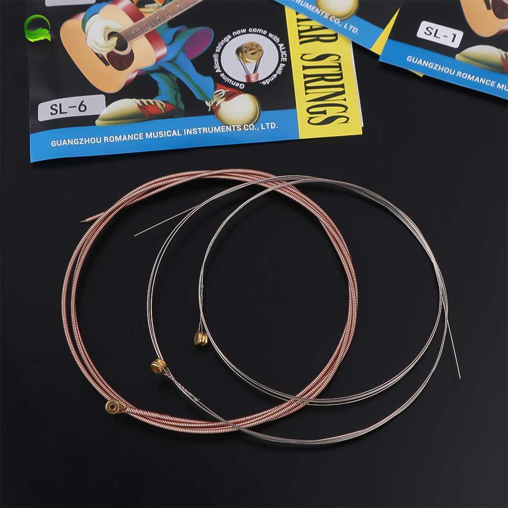 RTADI Alice Guitar Strings, A206 Series Steel Acoustic Guitar Strings, Guitar Accessories เสียงดี 6 