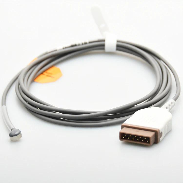 【QJ】Reusable Medical อุณหภูมิ Probe ผิวผู้ใหญ่ทางการแพทย์เซ็นเซอร์อุณหภูมิ2.252K 11 Pin ใช้ร่วมกับ G