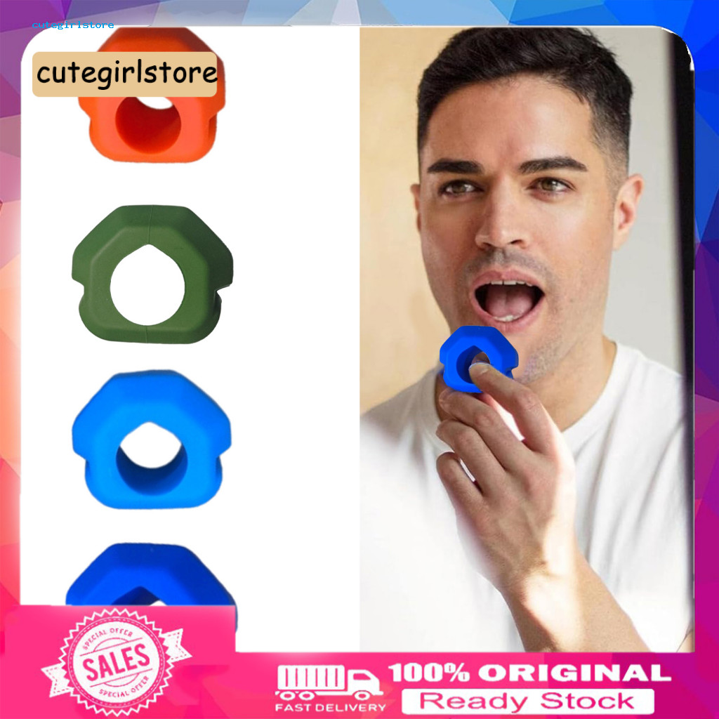 [CGT] Jawline Shaper เครื่องมือซิลิโคน Jaw Trainer ซิลิโคน Jaw Exerciser Ball สําหรับผู้ชายผู้หญิง –