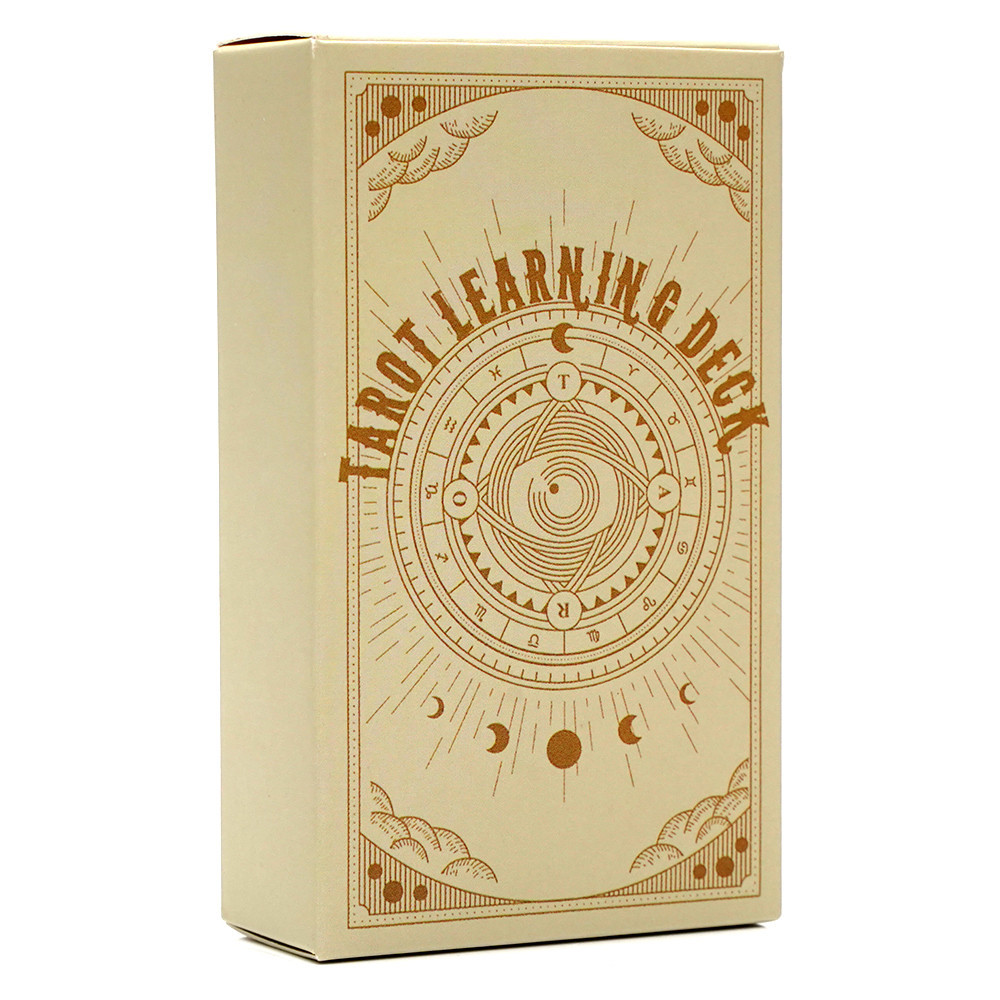 เวอร์ชันภาษาอังกฤษ Tarot Learning Deck Text Learning Tower Card Game