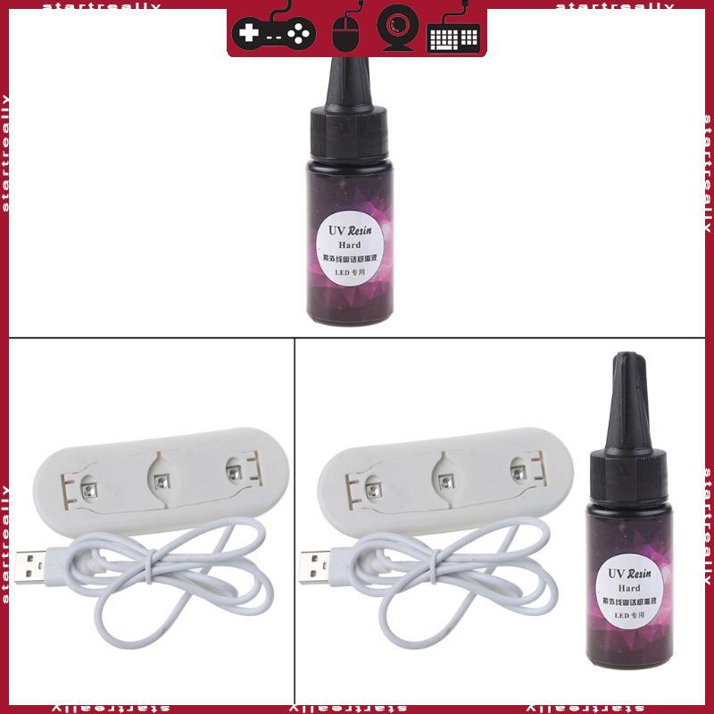 ST Crystal Clear Epoxy Resin พร้อมโคมไฟ UV Sunlight Curing UV Resin Starter Kit