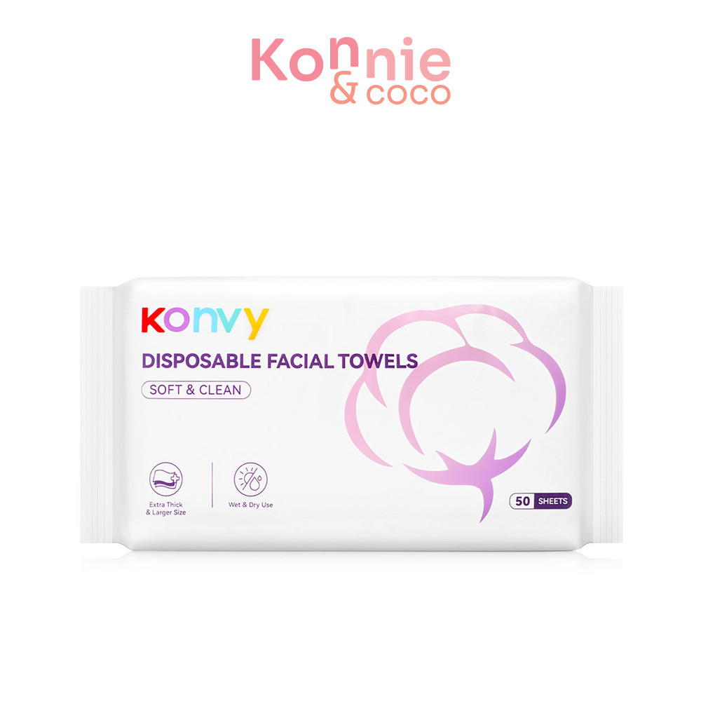 Konvy Facial Towel 50 Sheets.