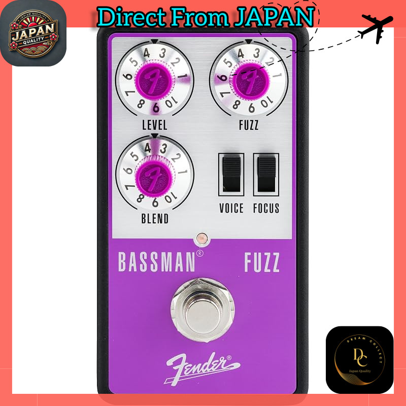 Fender Bassman® Fuzz effects pedal — fuzz for bass