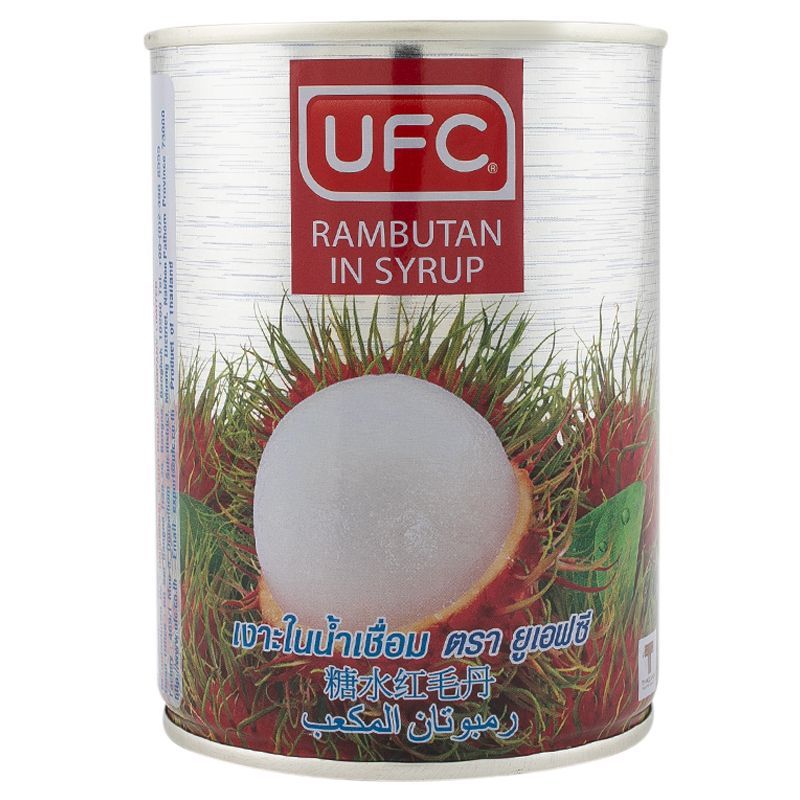 ยูเอฟซีเงาะในน้ำเชื่อม 565กรัม UFC Rambutan in Syrup 565g.