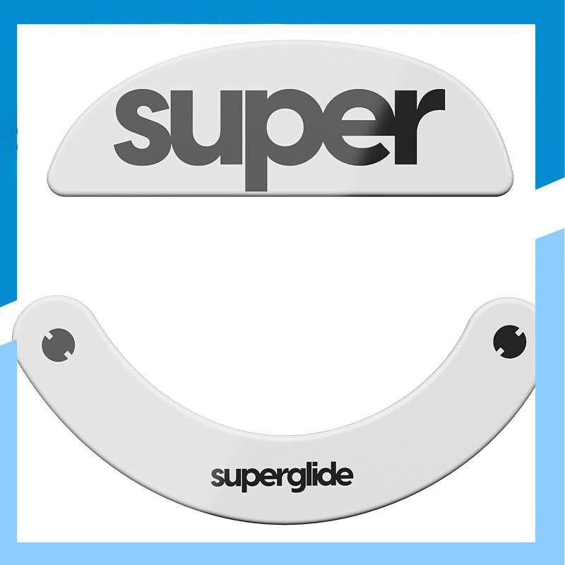 Superglide2 Type-C Glass Mouse Feet for Pulsar Xlite V2/V2 Mini Wireless, Low Friction
