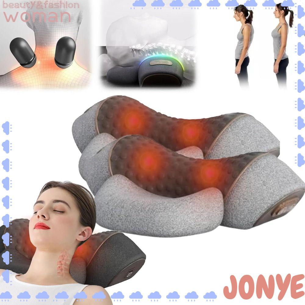 JONY หมอนนวดคอนวดคอ 3-in-1 3-in-1 หมอนนวดคอ,แบบพกพานุ่มหน่วยความจําโฟมนวดคอสําหรับคอเปลนวดผ่อนคลาย