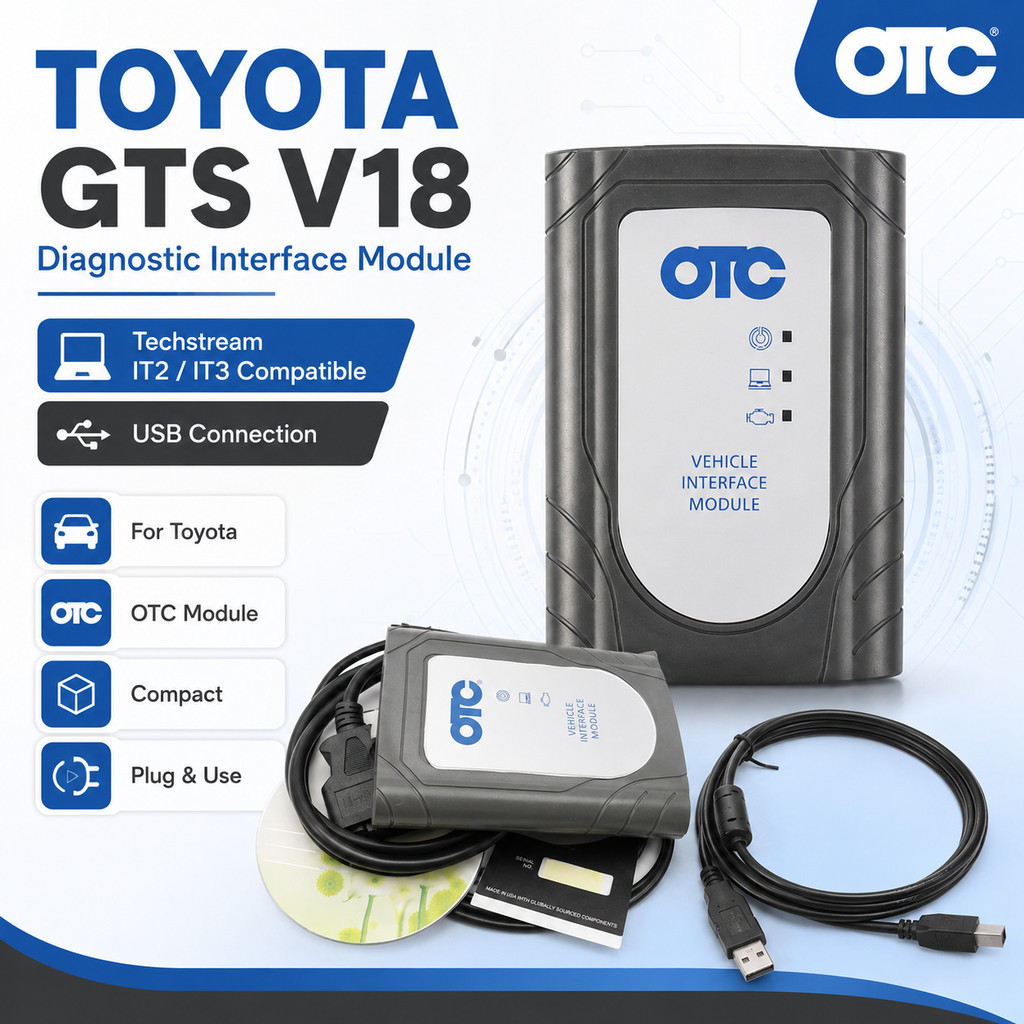 OTC GTS V18.00008 เครื่องมือวินิจฉัย VIM สําหรับ Toyota Lexus Techstream IT2 IT3