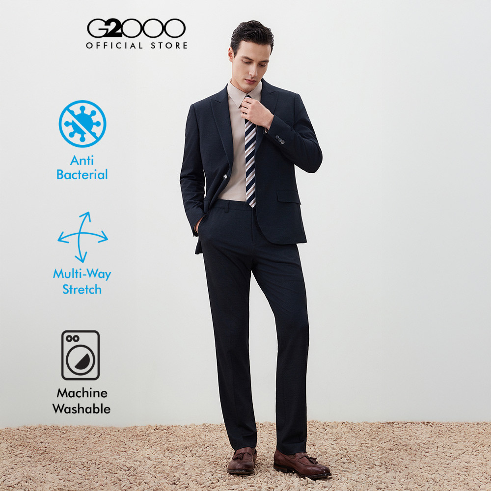 G2000 เสื้อสูทสำหรับผู้ชาย Smart Fit รุ่น 5611362297 สีดำ