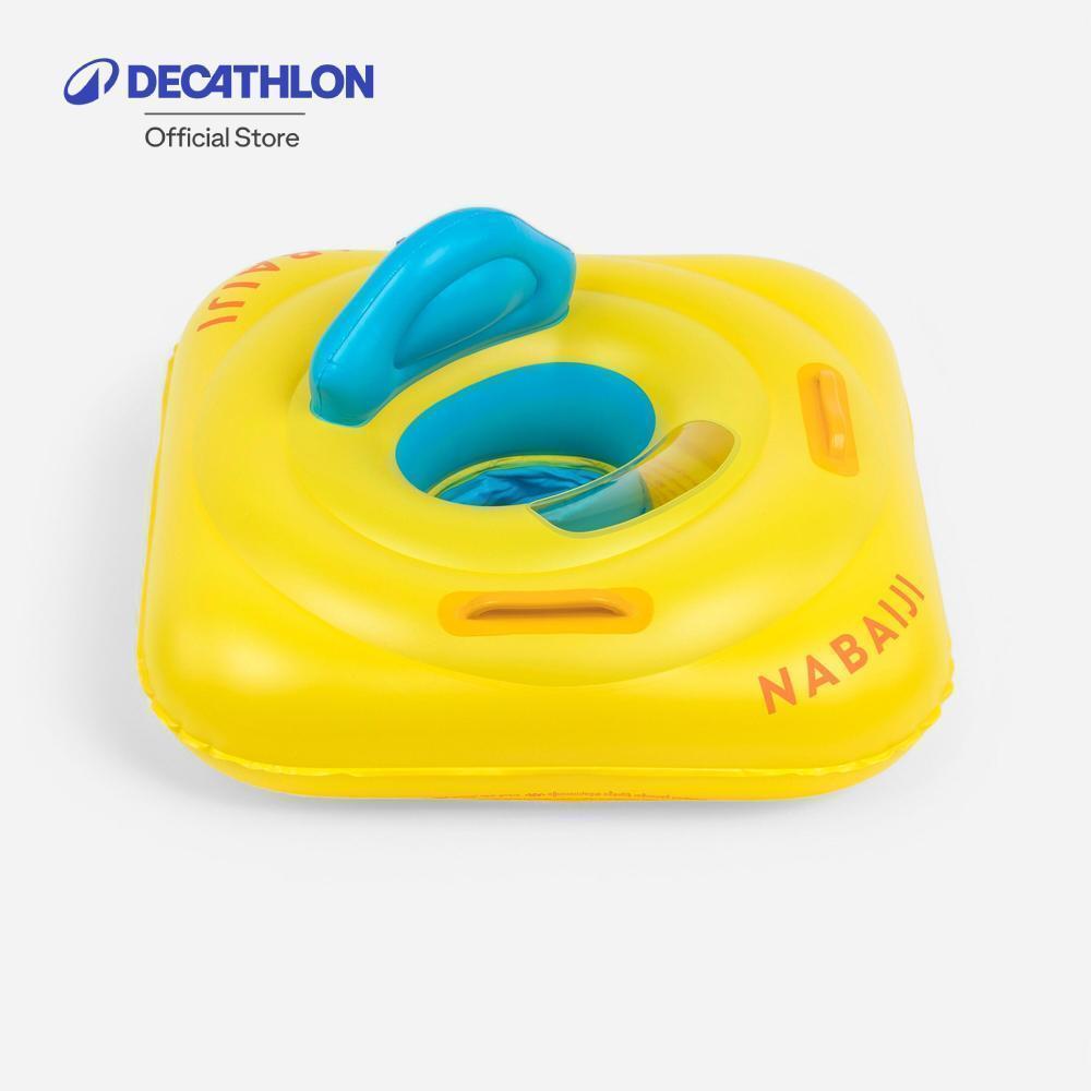 Decathlon Baby Seat Swim Ring With Handles ห่วงยางสอดขาพร้อมมือจับสำหรับเด็กเล็กที่มีน้ำหนัก 7-11 กิโลกรัม - Yellow