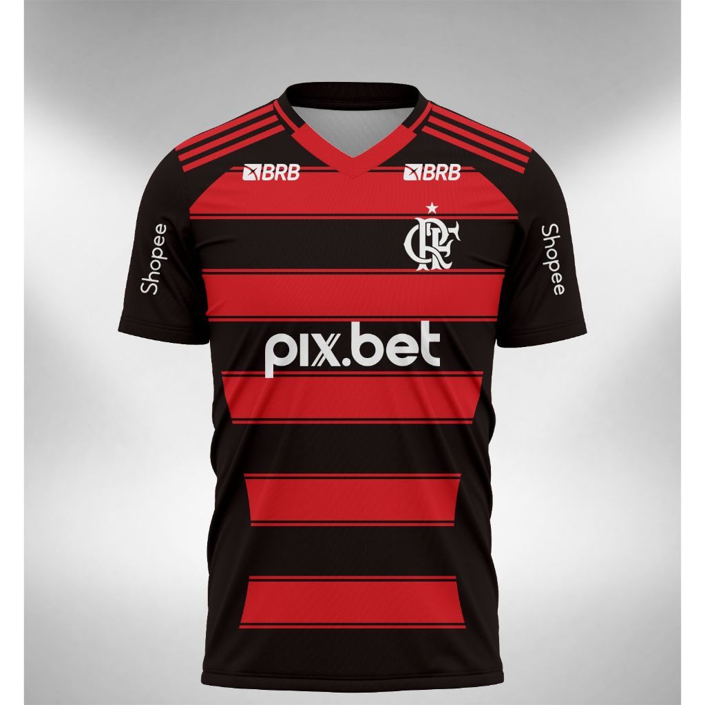 Flamengo Home Jersey 2025 2026 เสื้อฟุตบอลพิมพ์ลายเต็ม