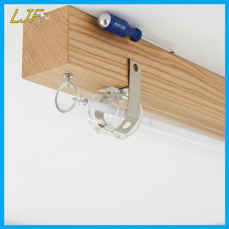 LJF 10 ชิ้น T5 T8 LED นีออนคงที่คลิปพลาสติก Bule ผู้ถือทนทาน Mount Connector สําหรับทางเดิน Linear L