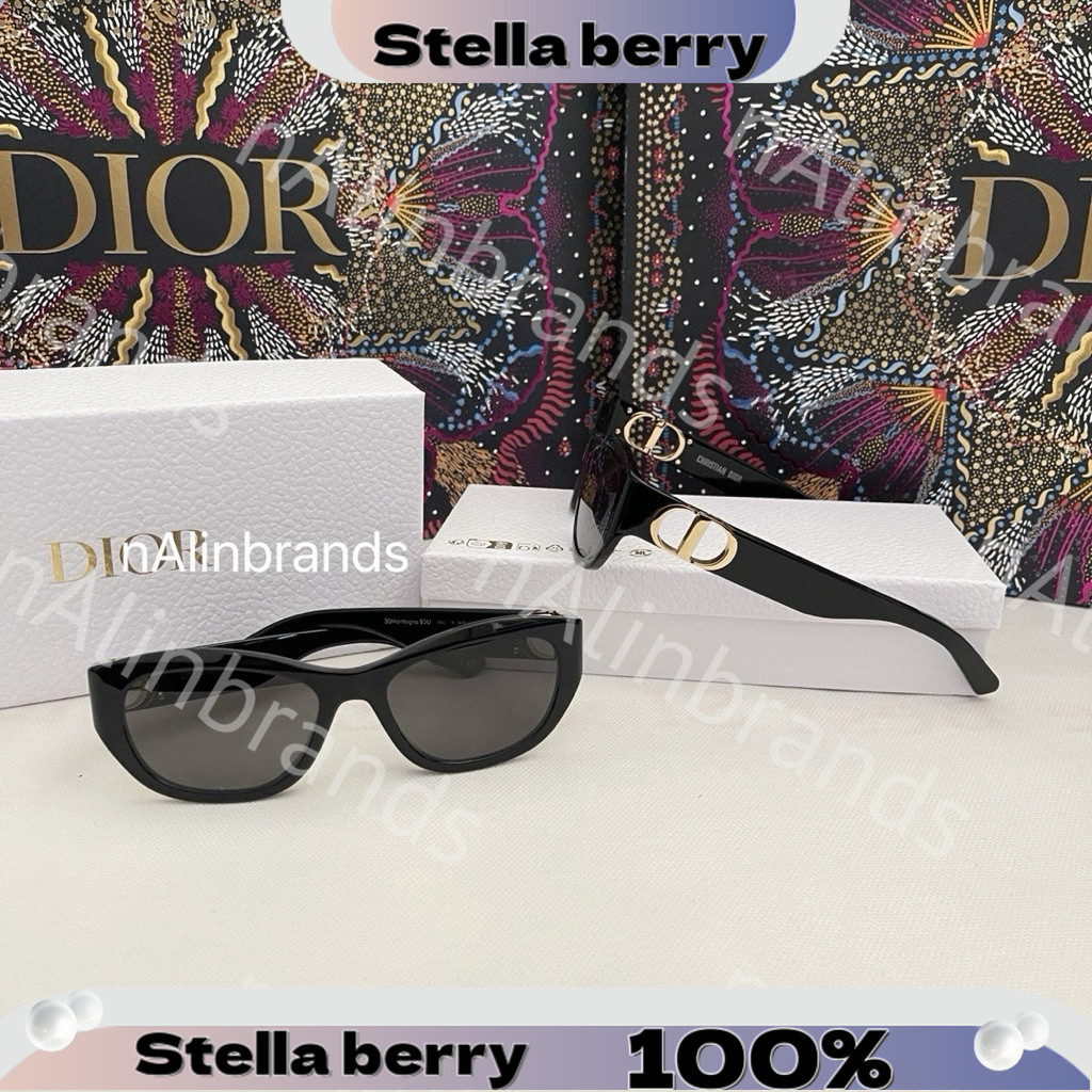 nAlinbrands พร้อมส่ง New100%DIOR SUNGLASSES 30 MONTAIGNE B5U