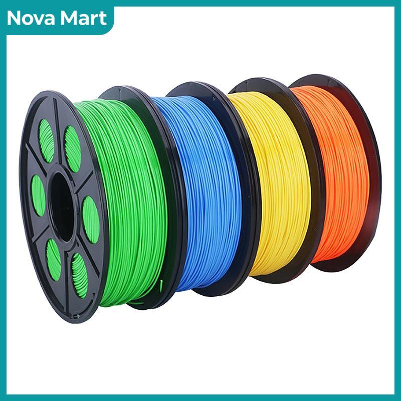 NOVA Mart ฟิลาเมนต์พลาสติกสำหรับเครื่องพิมพ์3D วัสดุยางมีให้เลือกหลากสี