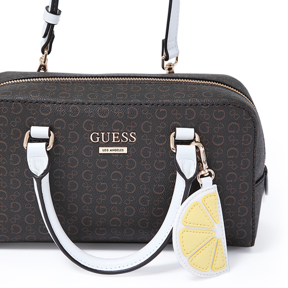 GUESS حقيبة PORTIA Box Satchel — صورة 4