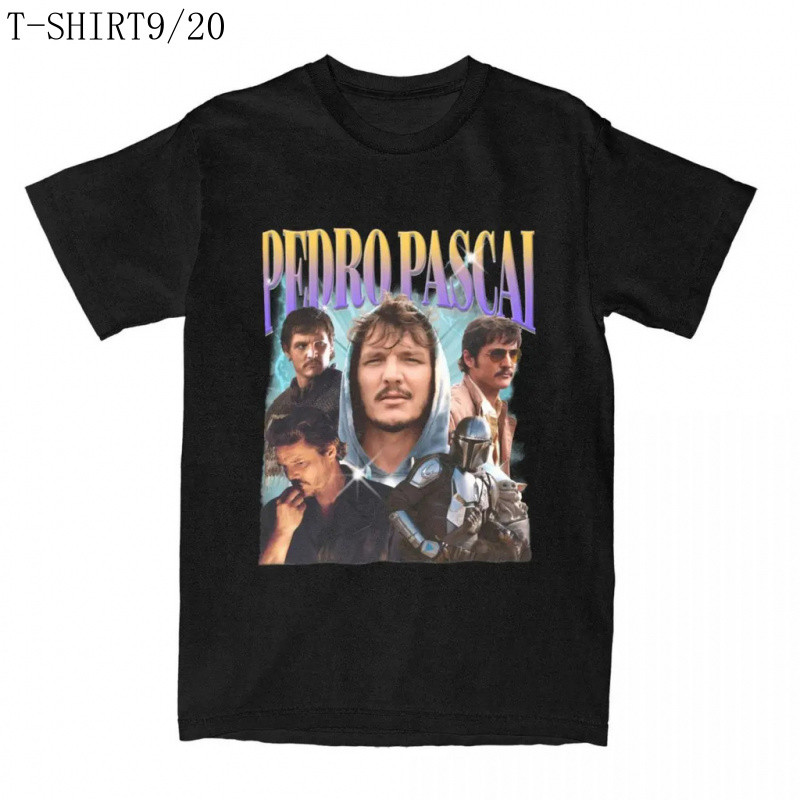 (จัดส่งภายใน 24 ชั่วโมง) เสื้อยืด Pedro Pascal สไตล์เรโทร แขนสั้น จาก Unis Street Clothing
