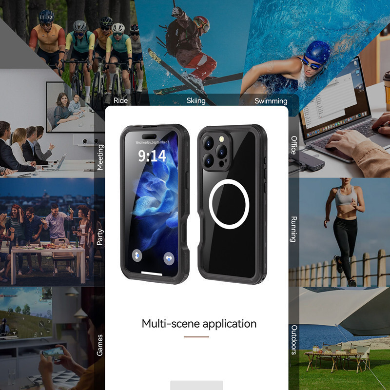 [Redpepper] IP68 เคสโทรศัพท์กันน้ําสําหรับ 16 Pro Max 16 Plus ป้องกันใต้น้ํา Swimng ดําน้ําฝาครอบโทร