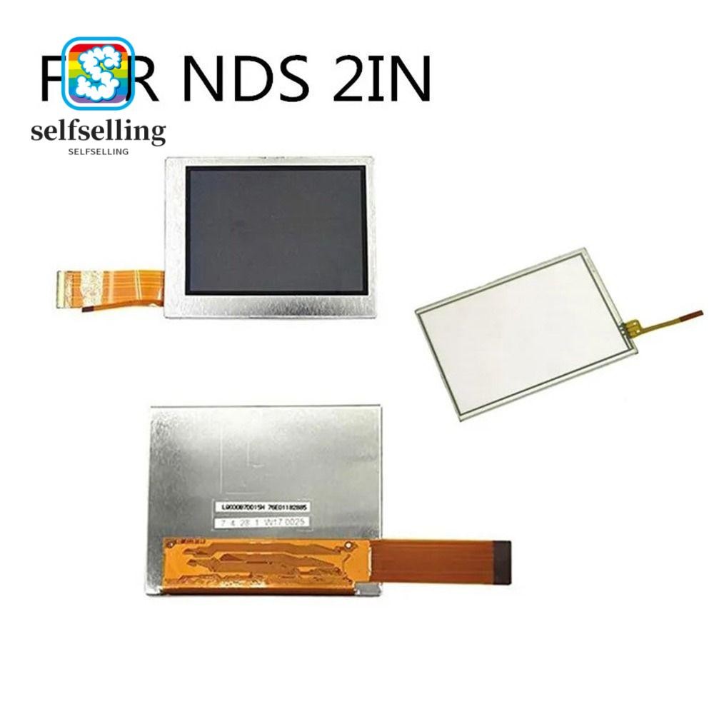 SELFS จอแสดงผล LCD, อะไหล่ซ่อมหน้าจอคอนโซลเกม, หน้าจอ DIY ดั้งเดิมสําหรับ DS/NDS