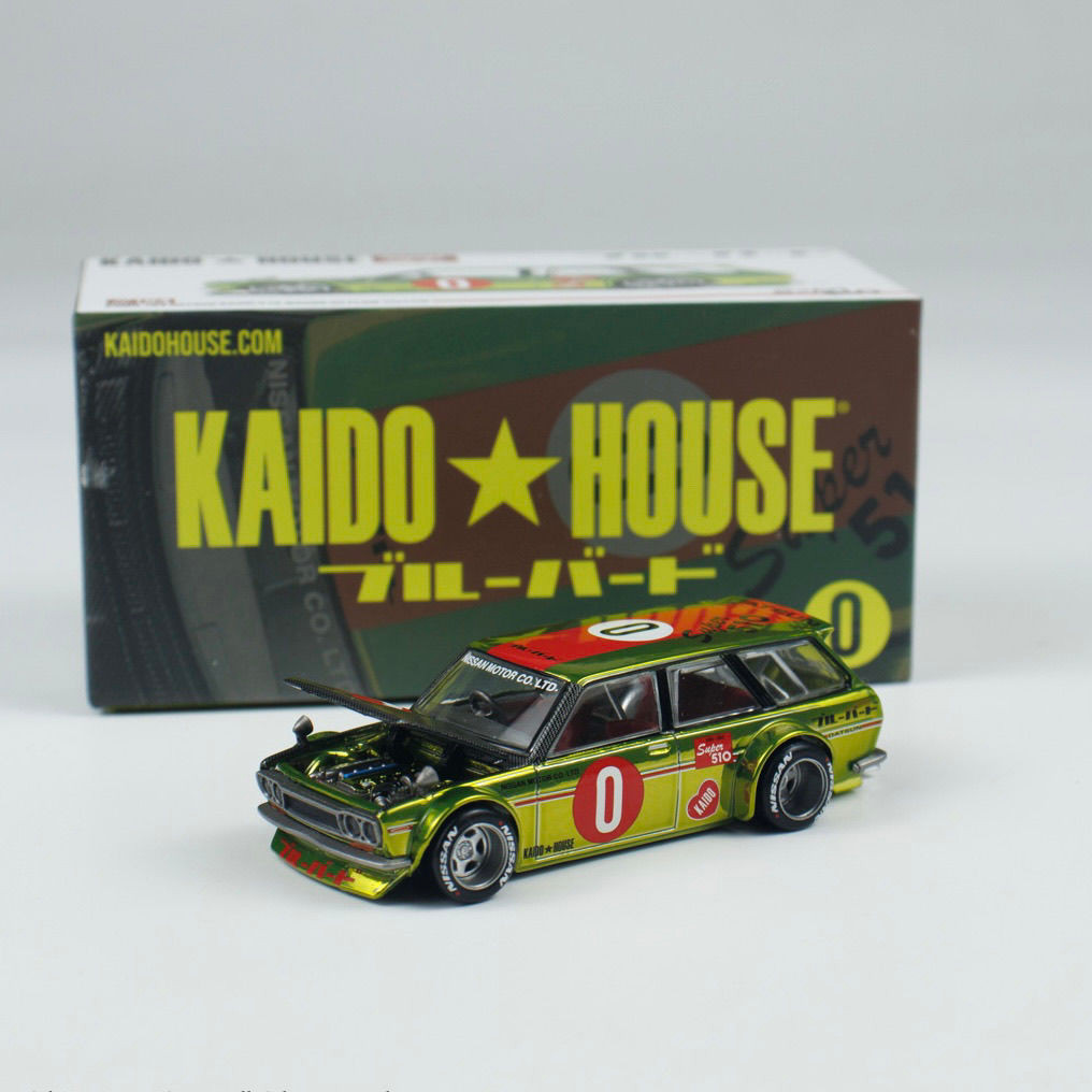 Ready Stock Kaido House+MINIGT Kaido House 510 Wagon No. โมเดลรถอัลลอย 164