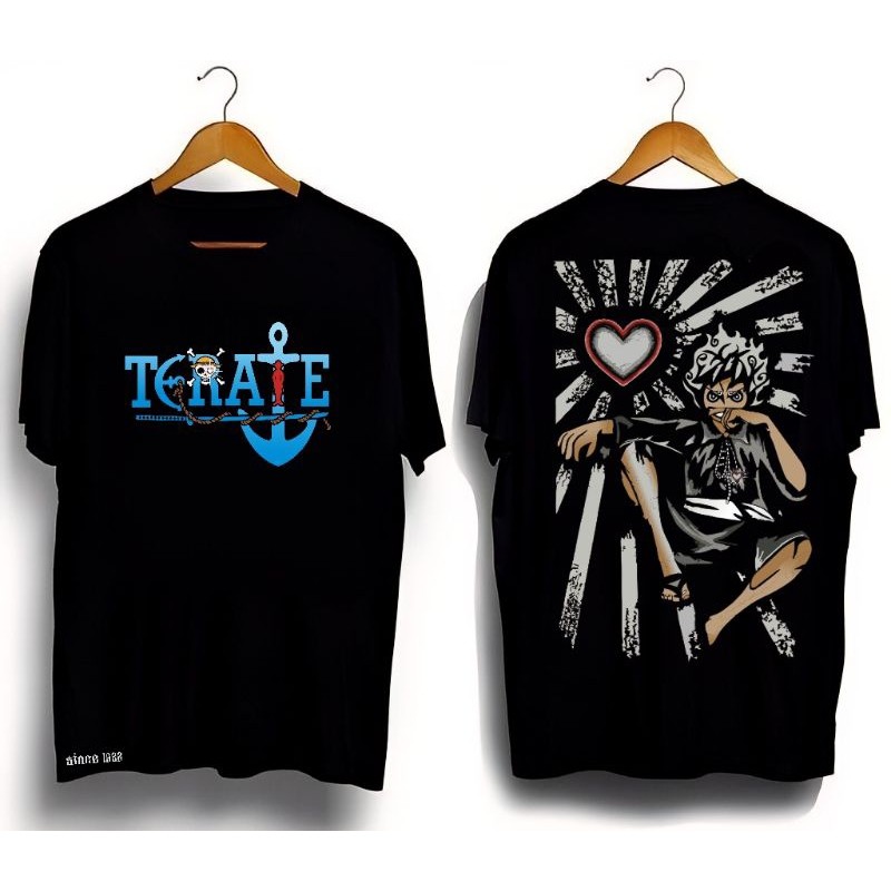 Psht Luffy Gear 5 Baju Tshirt ไมโครไฟเบอร์
