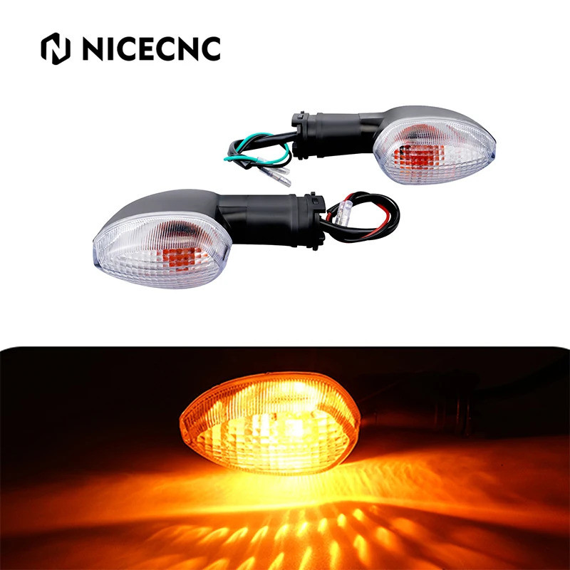 รถจักรยานยนต์ไฟเลี้ยว LED ไฟแสดงสถานะ Flasher สําหรับ YAMAHA FZ 6R FZ-6R 2009-2015 YZF R6 YZF-R6 200