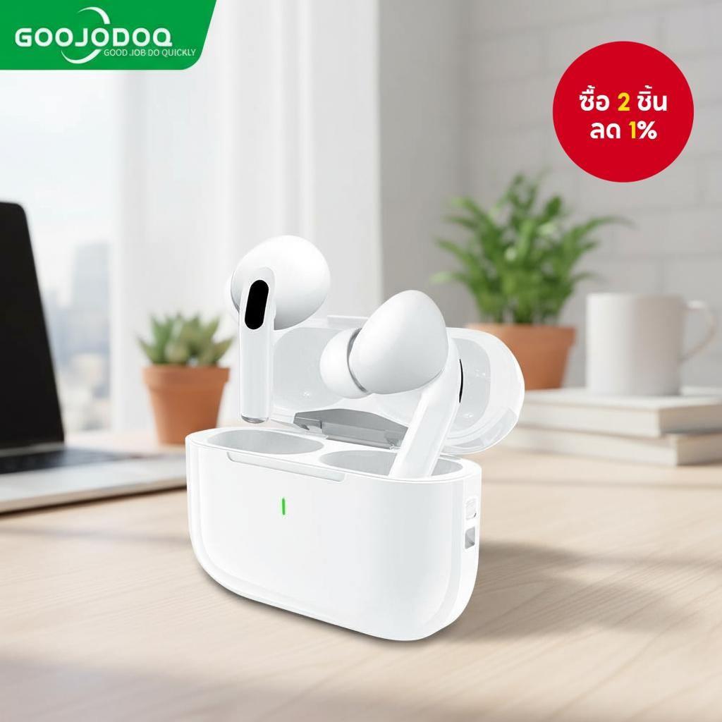 หูฟังบลูทูธ J206 รุ่น 5.3 พร้อมไมโครโฟน คุณภาพสูง ลดเสียงรบกวน รองรับหลายอุปกรณ์