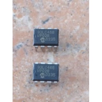 (10 ชิ้น) 93LC46BI / P02B     หน่วยความจําแบบชิป DIP   อิเล็กทรอนิกส์