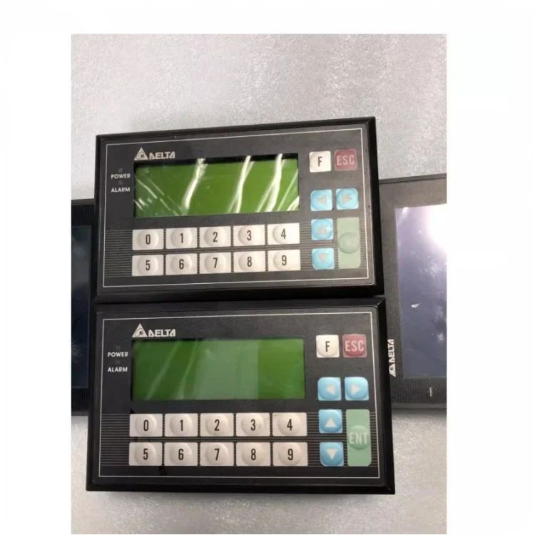 บรรจุภัณฑ์เดิม Delta PLC ข้อความเครื่องรวมพร้อมแหล่งจ่ายไฟ DC24V TP04P-16TP1R TP04P-32TP1RTP04G-BL ข