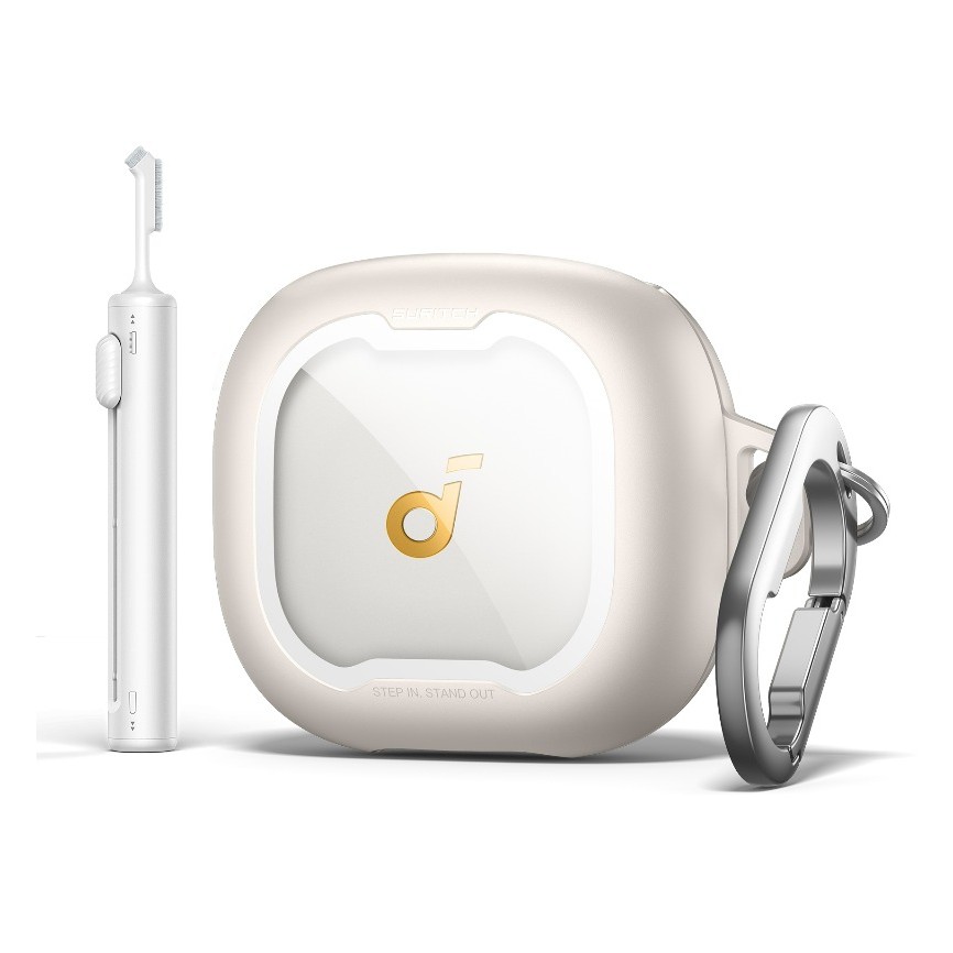 เคส SURITCH สําหรับ Soundcore Sport X20 กันกระแทกพร้อมชุดคาราบิเนอร์และทําความสะอาด