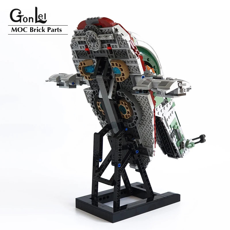 ใหม่ MOC ขาตั้งจอแสดงผลอิฐชุด fit สําหรับ 75243 Slave I - 20th Anniversary Edition Building Blocks ร