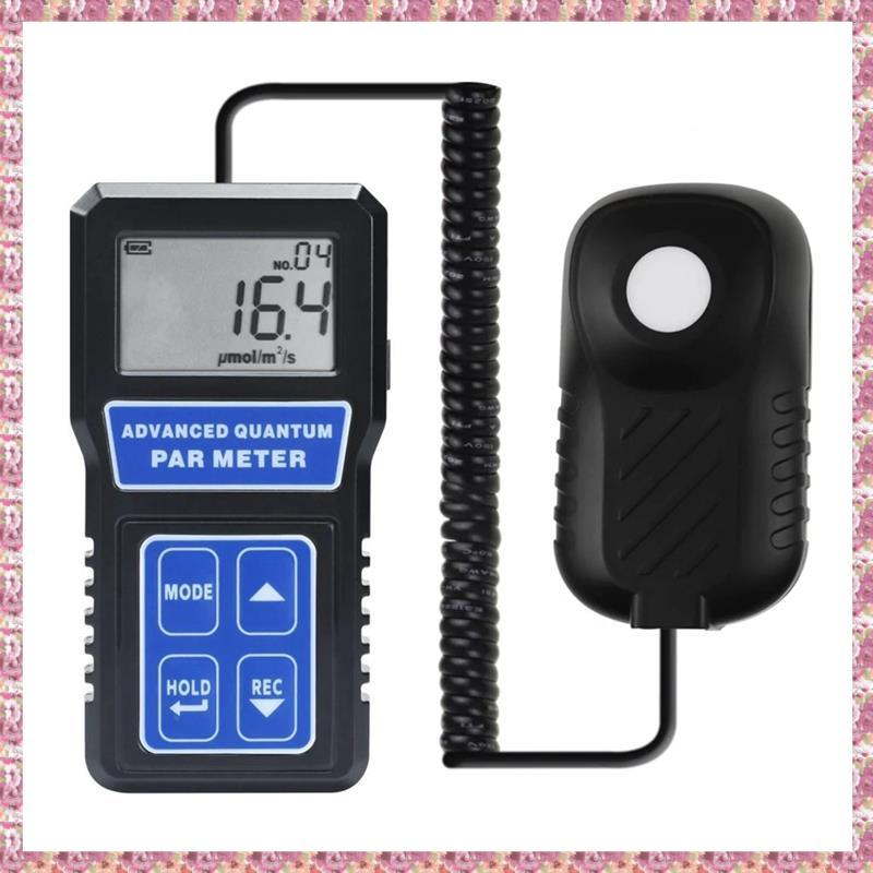 [VCR] PAR Meter เครื่องทดสอบแสง PPFD Photoynthesis Quantum Meter 400-700nm ความยาวคลื่น W/โหมดเซ็นเซ