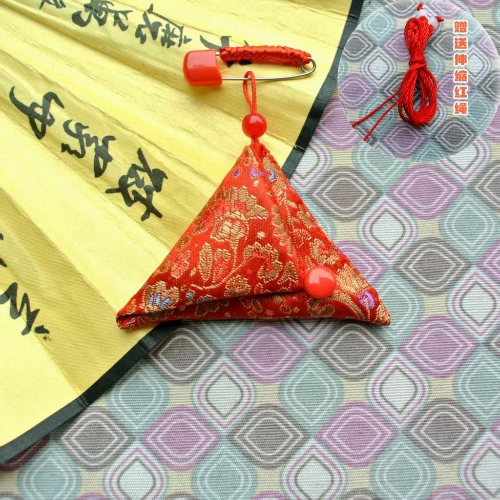 三角福袋挂式安福袋宝宝宝挂件平安身袋防水器ถุงเชิงมุมห้อยคอปลอดภัยกระเป๋าป้องกันทารกsdf