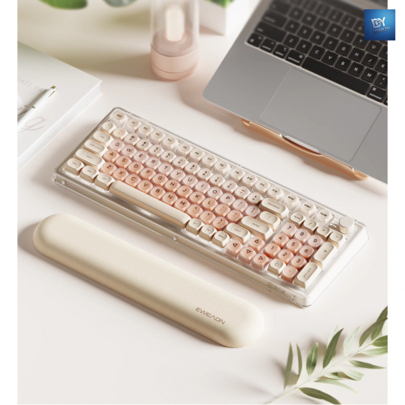 I KNOW YOU V99Pro Liquid Foundation คีย์บอร์ดเมาส์ชุดไร้สายบลูทูธ High-Appearance