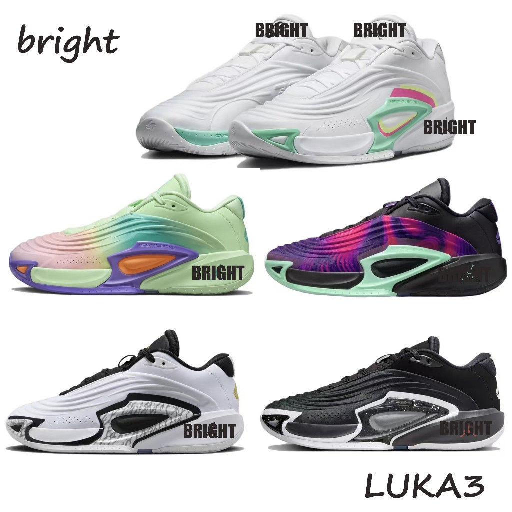 รองเท้าบาสเก็ตบอล Luka 3 สำหรับผู้ชาย คุณภาพเยี่ยม ดูดซับแรงกระแทก มาในกล่องหรู