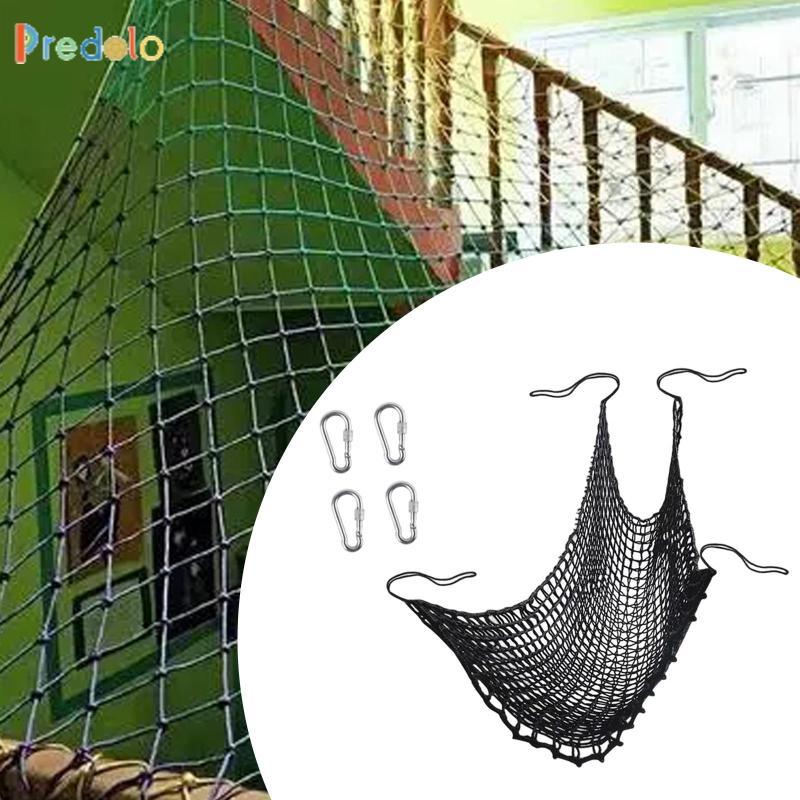 [Predolo] อุปกรณ์ปีนต้นไม้สําหรับเด็กปลอดภัยสีดํา 3.28 ฟุต x 9.84 ฟุตปีนเขา