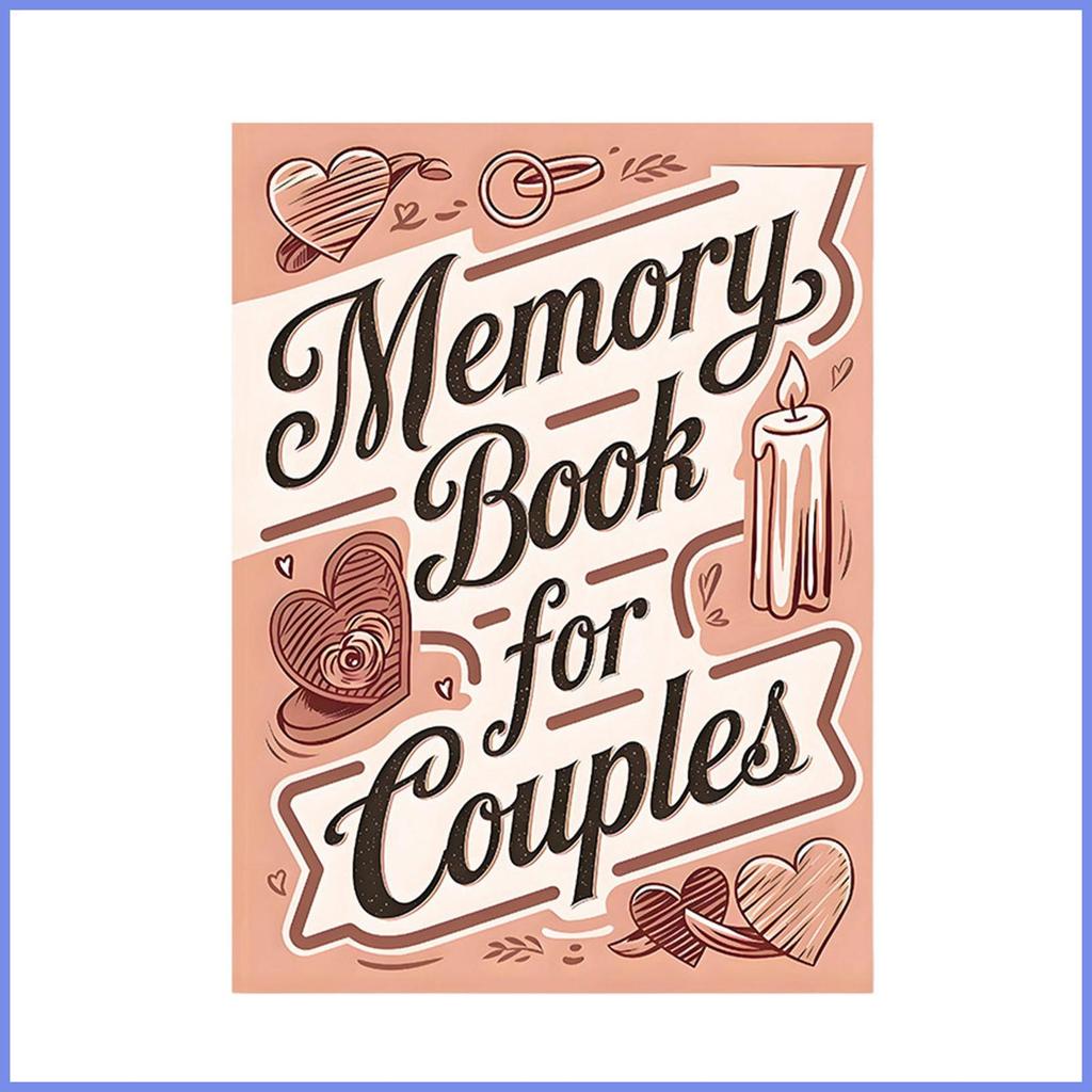 หนังสือหน่วยความจําสําหรับคู่รักสมุดแต่งงาน 58-หน้า อุปกรณ์โน๊ตบุ๊คที่มีความหมายสําหรับการเดินทางผจญ
