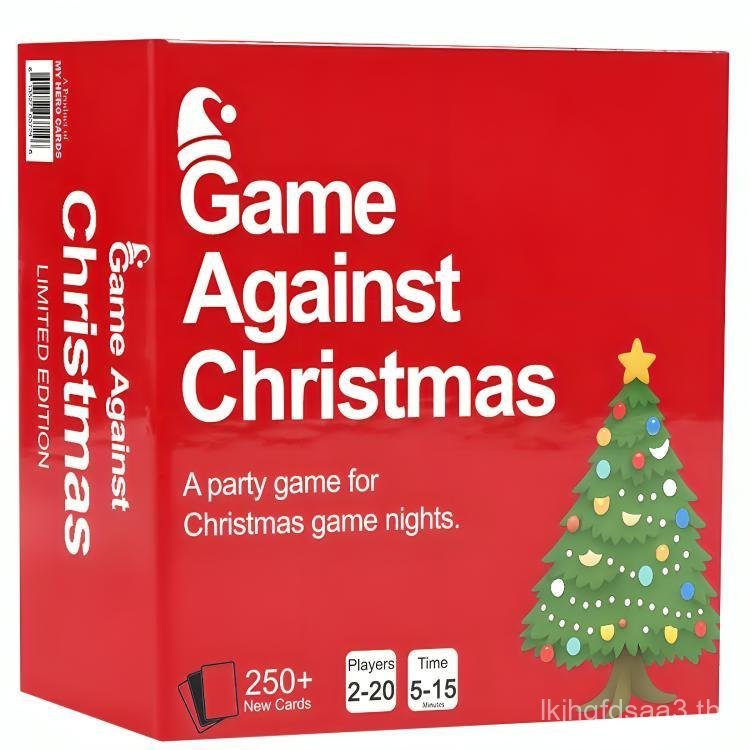 เกมกับคริสต์มาส - เกมไพ่ปาร์ตี้สําหรับคืนเกมคริสต์มาส การ์ด 250 + รุ่นลิมิเต็ด