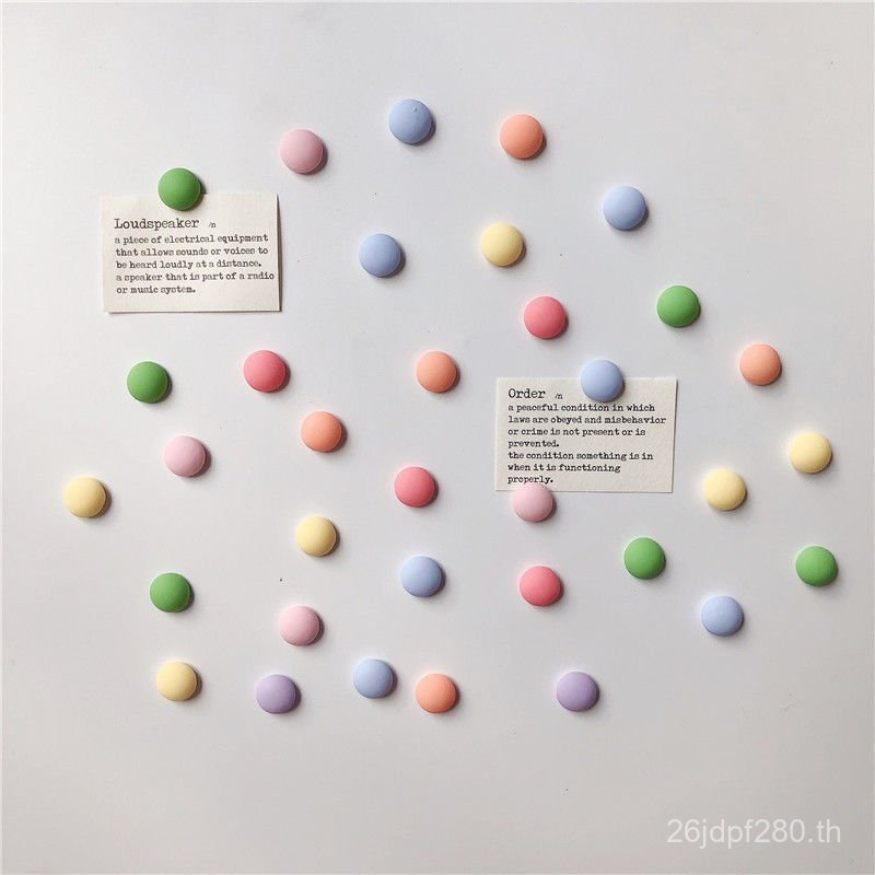 3d น่ารักชิ้น Magnetic Gang ผู้ผลิต Baityi ตกแต่ง Influencer แม่เหล็กข้อความ Macaron ยางนุ่มตู้เย็นส