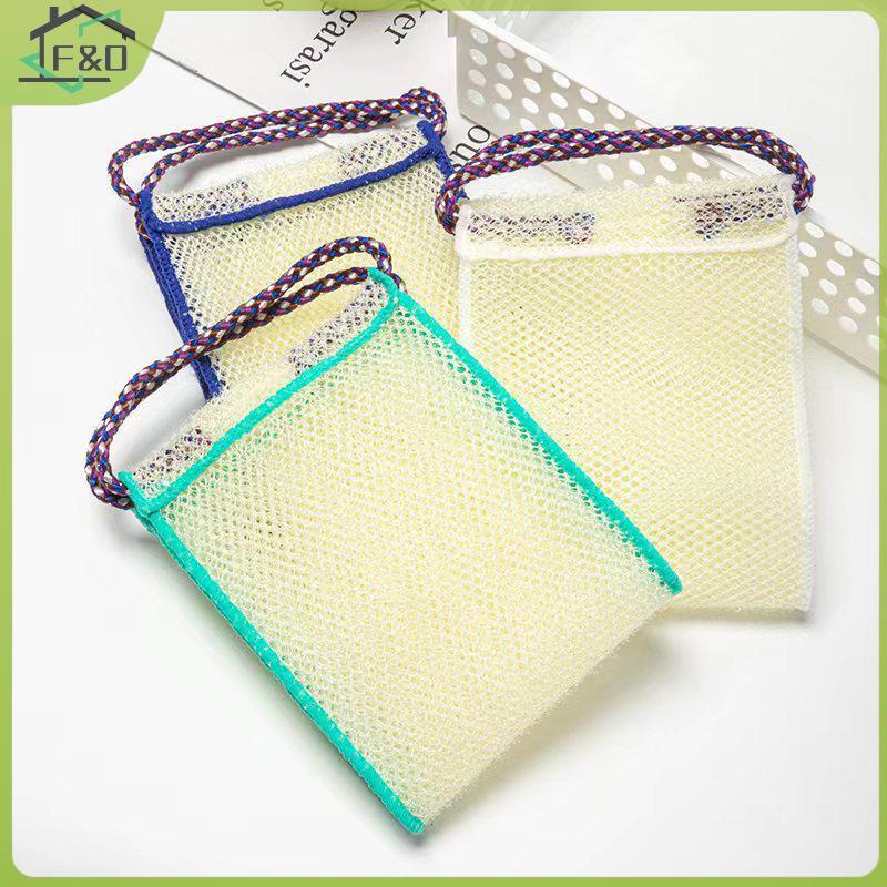 F&O African Net Bath Sponge African Net Long Bath Net Sponge Exfoliating Shower Body Scrubber Back S