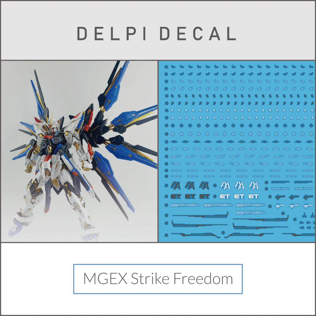 Delpi Decal (ดีคอลน้ำ) MGEX Strike Freedom