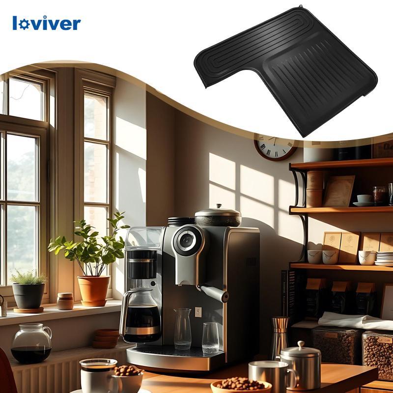 [Loviver] Espresso Coffee Machine Top Mat Accessories Waterproof ทําความสะอาดง่าย Food Grade Coffee 