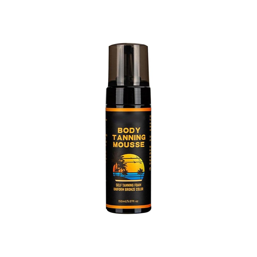 Natural Glow Body Tanning Mousse, Self Tanner สําหรับสี Bronze, Sunless Tanning Foam Body Bronzer, 1