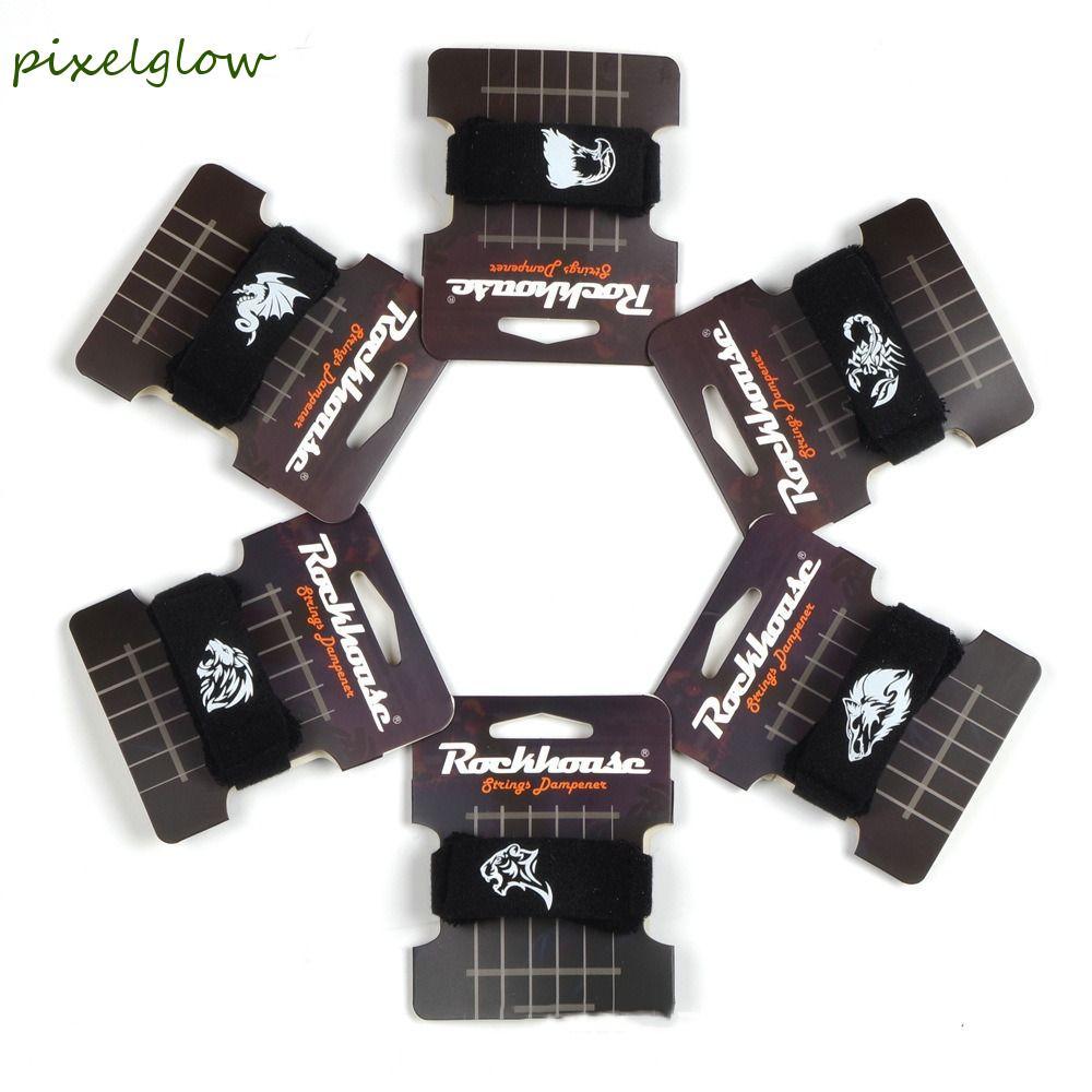PIXELGLOW Fret Wrap Guitar, Noise ติดตั้งง่าย Guitar Beam Tape, Guitar Fret Wrap Guitar Strap Silent