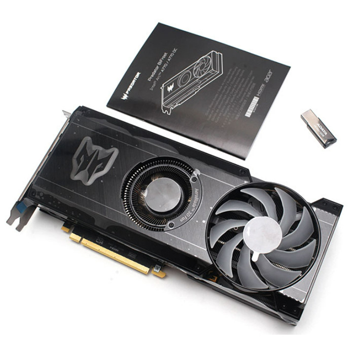 5Cgo Acer Acer Predator Predator Arc A770 OC กราฟิกการ์ดออกแบบเกมเดสก์ท็อป 16G