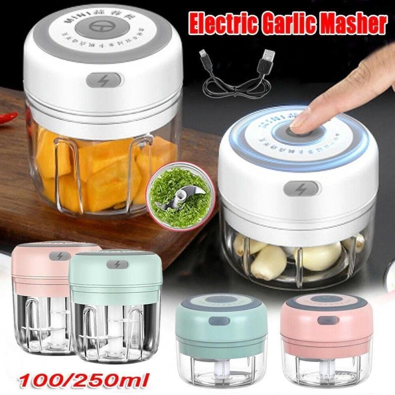 Electric Food Chopper / USB Garlic Chopper / Kitchen Blender Mixer / Vegetable Meat Chilli Grinder M