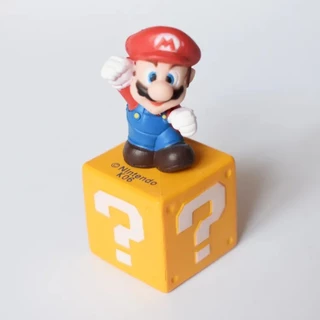 Super Mario Action Figures 5 ชิ้น/เซ็ต Luigi Yoshi ตุ๊กตาอะนิเมะคอลเลกชันเครื่องประดับตกแต่งเค้กของเล่นเด็กของขวัญ