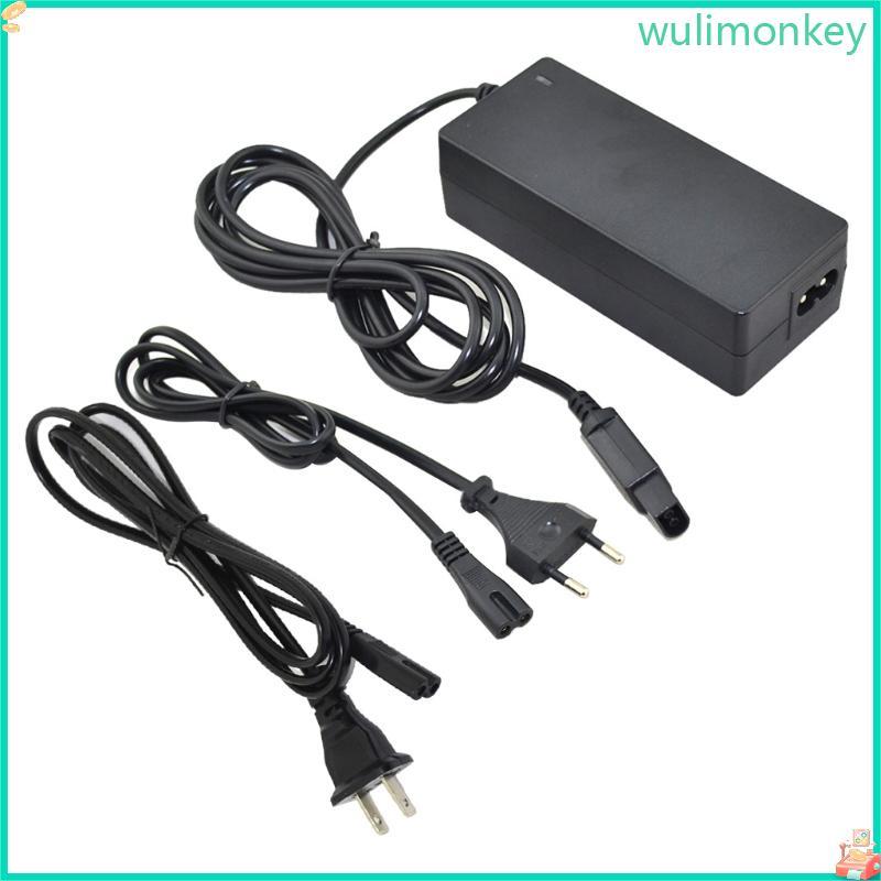 WU AC 100-240V อะแดปเตอร์แหล่งจ่ายไฟ Gamepad สายชาร์จสําหรับเกม NGC- EU US