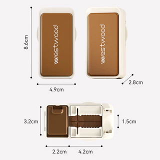 เครื่องตัดยา กล่องเก็บยา พกพา แบ่งยา 2 ส่วน 4 ส่วน กันฝุ่น ขนาดเล็ก 0 3 ซม ดีไซน์สวยงาม Pill Box