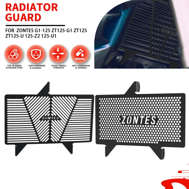 สําหรับ Zontes G1-125 ZT125-G1 ZT125 ZT125-U 125-Z2 125-U1 2020-2025 2024 หม้อน้ํารถจักรยานยนต์ Gril