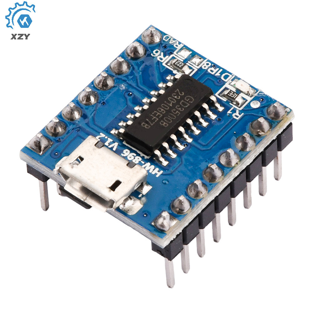 JQ6500 โมดูลเสียง 16M สีฟ้า